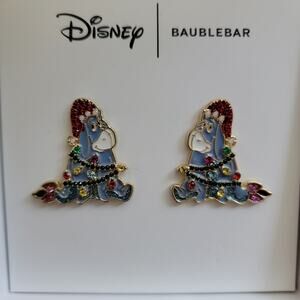 Disney X Baublebar Christmas Eeyore Stud Earrings NIB